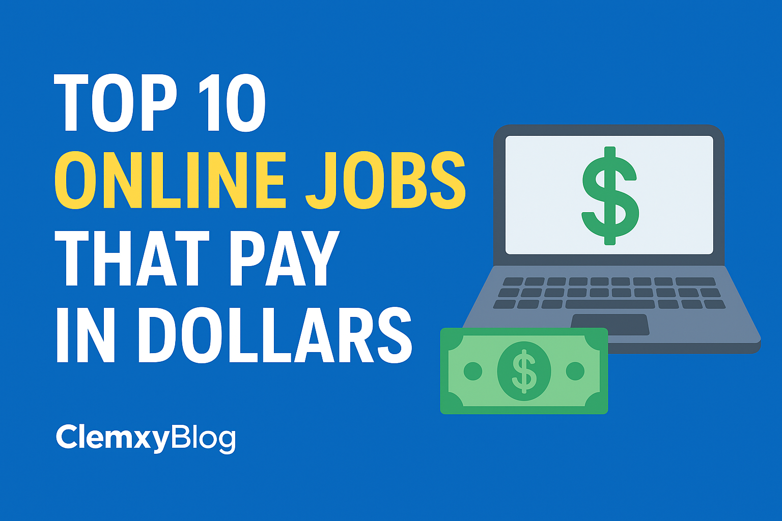 Discover the best online jobs that pay in dollars. From freelancing to virtual assistance and AI prompting, explore high-paying global opportunities you can start today.